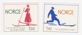 Скандинавія Скандинавия ^/--/^ Норвегия 1975 г.№ 711‑712 **серия ^_^^^ Норвегія 1975 р. No 711‐712 **серія - фото фото фото