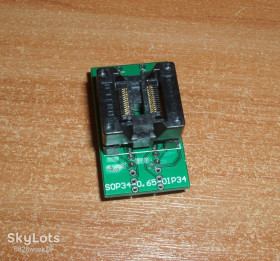 Программаторы Программаторы ^/--/^ Переходник ZIF IC Socket TSSOP /--/ 34/SSOP /--/ 28/SSOP /--/ 24/SSOP /--/ 16 to DIP /--/ 34  (0.65 мм) Adapter 2,54 мм с нулевым усилием ^_^^^ Перехідник ZIF IC Socket TSSOP /--/ 34/SSOP /--/ 28/SSOP /--/ 24/SSOP /--/ 16 to DIP /--/ 34 (0.65 мм) Adapter 2,54 мм з нульовим зусиллям - фото фото фото