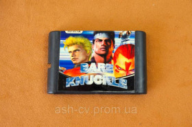 Диски з відеоіграми Диски с видеоиграми ^/--/^ Картридж для SEGA, гра BARE KNUCKLE ^_^^^ Картридж для SEGA, игра BARE KNUCKLE - фото фото фото