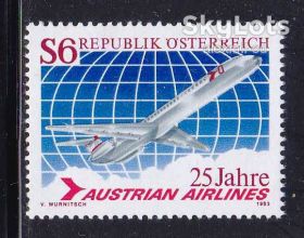 Транспорт Транспорт ^/--/^ Авиация .  Австрия 1983 г MNH - ^_^^^ Австрія 1983 — MNH - фото фото фото