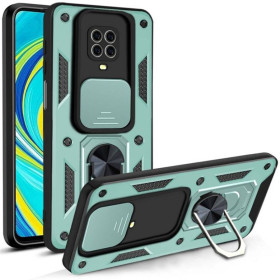 Чохли, бампера Чехлы, бампера ^/--/^ Чохол Fiji Camera Defence для Xiaomi Redmi Note 9 Pro бампер із захистом камери та підставкою Green ^_^^^ Чехол Fiji Camera Defence для Xiaomi Redmi Note 9 Pro бампер с защитой камеры и подставкой Green - фото фото фото