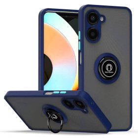 Чохли, бампера Чехлы, бампера ^/--/^ Чохол Fiji Colorframe для Realme 10 Pro 5 /--/ G матовий бампер з кільцем підставкою Dark Blue ^_^^^ Чехол Fiji Colorframe для Realme 10 Pro 5 /--/ G матовый бампер с кольцом подставкой Dark Blue - фото фото фото
