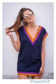 Жилети Жилеты ^/--/^ Туника-жилет Zara с контрастной отделкой, размер М - 14 - 48 ^_^^^ Туніка-жилет Zara з контрастною обробкою, розмір М - 14 - 48 - фото фото фото