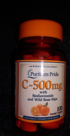 Вітаміни Витамины ^/--/^ витамины остаток 85% Витамин С с биофлавоноидами, Vitamin C, Puritan&amp;apos;s Pride, с шиповником, 500 мг, 100 каплет ^_^^^ вітаміни залишок 85% Вітамін С з біофлавоноїдами, Vitamin C, Puritan&amp;apos;s Pride, з шипшинкою, 500 мг, 100 каплет - фото фото фото