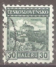 Чехословаччина Чехословакия ^/--/^ Чехословакия 1927 Sc.126 used без водяного знака ^_^^^ Чехословаччина 1927 Sc.126 used без водяного знака - фото фото фото