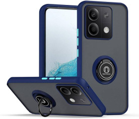 Чохли, бампера Чехлы, бампера ^/--/^ Чохол Fiji Colorframe для Xiaomi Redmi Note 13 5 /--/ G матовий бампер з кільцем підставкою Dark Blue ^_^^^ Чехол Fiji Colorframe для Xiaomi Redmi Note 13 5 /--/ G матовый бампер с кольцом подставкой Dark Blue - фото фото фото