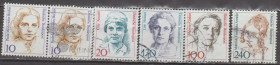 НДР, ФРН ГДР, ФРГ ^/--/^ Германия Німеччина 1988 особистості жінки ^_^^^ Германия 1988 личности женщины - фото фото фото