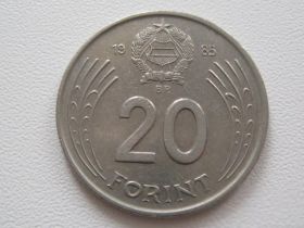 Угорщина Венгрия ^/--/^ Венгрия 20 форинтов 1985 года #18402 ^_^^^ Угорщина 20 форинтів 1985 року #18402 - фото фото фото