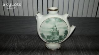 Статуетки, Скульптури, Фігурки, Фарфор Статуэтки, Скульптуры, Фигурки, Фарфор ^/--/^ Куманец ВДНХ 9 см кувшин СССР Буды на реставрацию ^_^^^ Куманець ВДНГ 9 см глечик СРСР Буди на реставрацію - фото фото фото