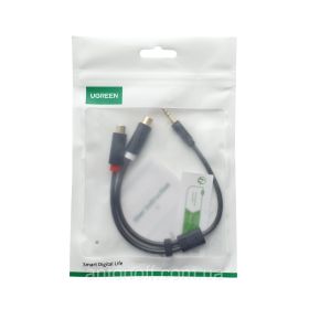 Кабелі, адаптери Кабели, адаптеры ^/--/^ Аудіоперехідник Ugreen AV /--/ 109 miniJack 3.5 mm to 2 /--/ RCA (Male-Female) 0.25 /--/ м, сірий ^_^^^ Аудиопереходник Ugreen AV /--/ 109 miniJack 3.5 mm to 2 /--/ RCA (Male-Female) 0.25 /--/ м, серый - фото фото фото