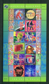 Освоєння космосу Освоение космоса ^/--/^ Австралия Australia Space Music 1998 Rock n Roll MNH ^_^^^ Австралія Australia Space Music 1998 Rock n Roll MNH - фото фото фото
