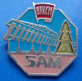 Знаки товариств і організацій Знаки обществ и организаций ^/--/^ ВЛКСМ БАМ - фото фото фото