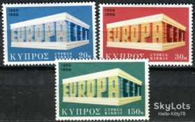 Малі Держави Європи Малые Государства Европы ^/--/^ Кипр 1969 Европа CEPT Mi 319-321 MNH - фото фото фото