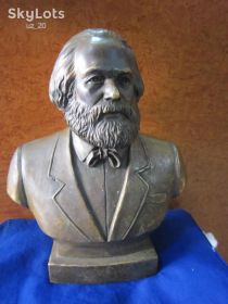 Статуетки, Скульптури, Фігурки, Фарфор Статуэтки, Скульптуры, Фигурки, Фарфор ^/--/^ КАРЛ МАРКС 1928 Г ^_^^^ Карл Маркс 1928 - фото фото фото