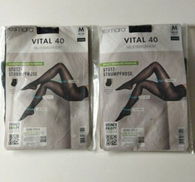 Колготи, колготи Колготки, колготы ^/--/^ Капронові колготки чорні Esmara Vital 40 M ^_^^^ Капроновые колготки черные Esmara Vital 40 M - фото фото фото