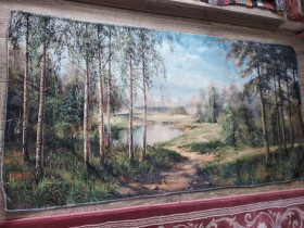 Панно, підвіски, дзвіночки Панно, подвески, колокольчики ^/--/^ Гобеленовая картина природа ^_^^^ Гобеленова картина природа - фото фото фото