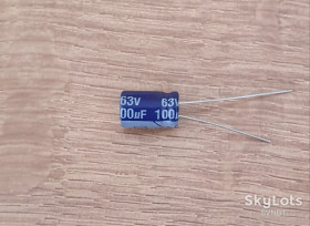 Конденсатори Конденсаторы ^/--/^ 100 /--/ мкФ* 63 /--/ В.  Gembird 85°C ^_^^^ 100 /--/ мкФ* 63 /--/ В. Gembird 85°C - фото фото фото