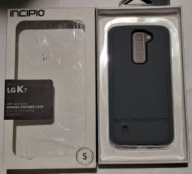 Чохли, бампера Чехлы, бампера ^/--/^ Чехол INCIPIO NGP для LG K /--/ 7 серый резиновый ^_^^^ INCIPIO NGP для LG K /--/ 7 сірий гумовий - фото фото фото
