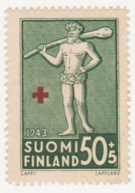 Скандинавія Скандинавия ^/--/^ Финляндия 1943 г. № 278 ** ^_^^^ Фінляндія 1943 No 278 ** - фото фото фото