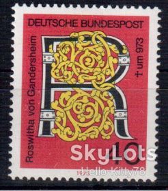 НДР, ФРН ГДР, ФРГ ^/--/^ ФРГ 1973 литература религия Mi 770 MNH ^_^^^ 1973 — Література Mi 770 MNH - фото фото фото