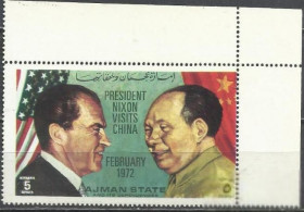 ОАЕ ОАЭ ^/--/^ Аджман 1972 Президент Никсон и Председатель Мао 1 /--/ м. ^_^^^ Аджман 1972 Президент Ніксон і Голова Мао 1 /--/ м. - фото фото фото