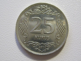 Туреччина Турция ^/--/^ Турция 25 куруш 2014 года #34974 ^_^^^ Туреччина 25 куруш 2014 року #34974 - фото фото фото