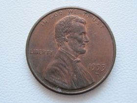 Обігові Обиходные ^/--/^ США 1 цент 1993 года D 21520 ^_^^^ США 1 цент 1993 року D 21520 - фото фото фото