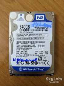 Жорсткі диски Жесткие диски ^/--/^ Жесткий диск Western Digital Blue 640 /--/ GB 5400 /--/ rpm 8 /--/ MB WD /--/ 6400 /--/ BPVT-80 /--/ HXZT /--/ 1 2.5 SATAII ^_^^^ Жорсткий диск Western Digital Blue 640 /--/ GB 5400 /--/ rpm 8 /--/ MB WD /--/ 6400 /--/ BPVT-80 /--/ HXZT /--/ 1 2.5 SATAIII - фото фото фото
