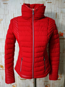 Куртки Куртки ^/--/^ Куртка жіноча стьобана комбінована червона GUESS p-p S ^_^^^ Куртка женская стёбанная комбинированная красная GUESS p-p S - фото фото фото