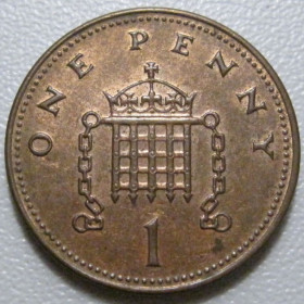 Єлизавета II (після ) Елизавета II (после ) ^/--/^ Велика Британія 1 пенні 2003 року 43189 ^_^^^ Великобритания 1 пенни 2003 года 43189 - фото фото фото