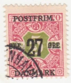 Скандинавія Скандинавия ^/--/^ Дания 1918 г..№ 98 гашеная ^_^^^ Данія 1918 р. No 98 гашена - фото фото фото