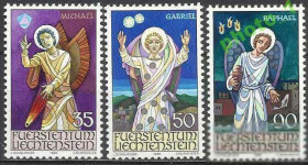 Інші країни Другие страны ^/--/^ Лихтенштейн 1986 религия Рождество живопись 3 /--/ м. ^_^^^ Ліхтенштейн 1986 релігія Різдво живопис 3 /--/ м. - фото фото фото