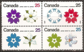 Північна Америка Северная Америка ^/--/^ Канада 1970 Sc.508-511 ** ПОЛНАЯ серия ^_^^^ Канада 1970 Sc.508-511 ** Повна серія - фото фото фото