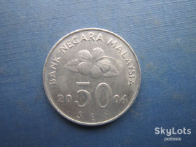 Малайзія Малайзия ^/--/^ Монета 50 сен Малайзія 2004 ^_^^^ Монета 50 сен Малайзия 2004 - фото фото фото