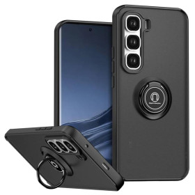 Чохли, бампера Чехлы, бампера ^/--/^ Чохол Fiji Colorframe для Infinix Hot 60 Pro Plus (X /--/ 6886) матовий бампер з кільцем підставкою Black ^_^^^ Чехол Fiji Colorframe для Infinix Hot 60 Pro Plus (X /--/ 6886) матовый бампер с кольцом подставкой Black - фото фото фото