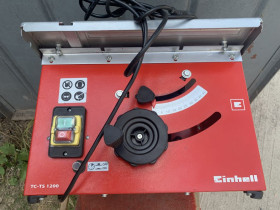 Пили, плиткорізи Пилы, плиткорезы ^/--/^ Пила настільна дискова EINHELL TC-TS 1200 рабочая ^_^^^ Пила настольная дисковая EINHELL TC-TS 1200 - фото фото фото