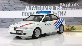 : Закордонні : Зарубежные ^/--/^ Alfa Romeo 156    (1997) Полиция Бельгии - Полицейские машины мира №49 ^_^^^ Alfa Romeo 156 (1997) Поліція Бельгії - Поліцейські машини світу No /--/ 49 - фото фото фото
