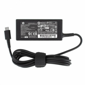 Адаптери живлення Адаптеры питания ^/--/^ Блок питания для ноутбука HP TYPE-C 45 /--/ W, black (без кабеля!) ^_^^^ Блок живлення для ноутбука HP USB-C 45 /--/ W (15 /--/ V/3 /--/ A, 12 /--/ V/3 /--/ A, 5 /--/ V/2 /--/ A), USB /--/ 3.1/Type-C/USB-C, black (без кабею - фото фото фото