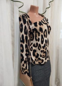 Кофти Кофты ^/--/^ Красивая женская леопардовая кофта, блузка H&amp;M ^_^^^ Красива жіноча леопардова кофта, блузка H&amp;M - фото фото фото