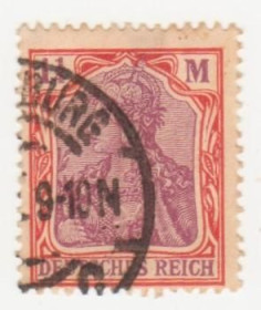 Веймарська республіка Веймарская республика ^/--/^ Германия    ( Рейх) 1920 г. №  149 гашеная ^_^^^ Німеччина (Рейх) 1920 р. No 149 гашена - фото фото фото