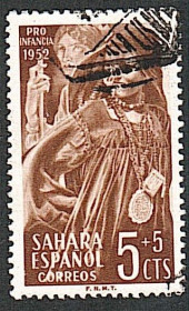 Інші країни Другие страны ^/--/^ Испанская Сахара  (1952) Колония. Благополучие детей ^_^^^ Іспанська Сахара (1952) Колонія. Добробут дітей - фото фото фото