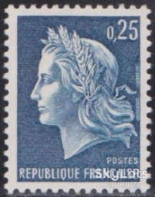 Франція Франция ^/--/^ Франция 1967 стандарт Mi 1602 MNH ^_^^^ 1967 — стандарт Mi 1602 MNH - фото фото фото