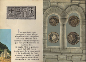 Інше Другое ^/--/^ Набор Андорра 4 монеты 1988 ^_^^^ Набір Андорра 4 монети 1988 - фото фото фото
