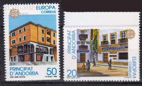 Малі Держави Європи Малые Государства Европы ^/--/^ Андорра  1990 г - MNH - архитектура - &amp;quot; СЕРТ &amp;quot; ^_^^^ Андорра 1990 р - MNH - архітектура - " СЕРТ " - фото фото фото