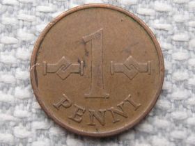 Фінляндія Финляндия ^/--/^ Финляндия 1 пенни 1963 года #1913 ^_^^^ Фінляндія 1 пенні 1963 року #1913 - фото фото фото