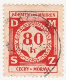 Третій Рейх (-) Третий Рейх (-) ^/--/^ Германия    (Богемия и Моравия) 1941 г. № 5 гашеная ^_^^^ Німеччина (Богемія і Моравія) 1941 р. No 5 гашена - фото фото фото