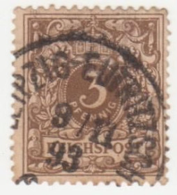 Інші країни Другие страны ^/--/^ Германия  1889   г. № 46 а гашеная ^_^^^ Німеччина 1889 р. No 46 а гашена - фото фото фото
