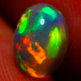 Опал Опал ^/--/^ Эфиопский опал кабошон 1.24 CT AAA ^_^^^ Ефіопський опал кабошон 1.24 CT AAA - фото фото фото