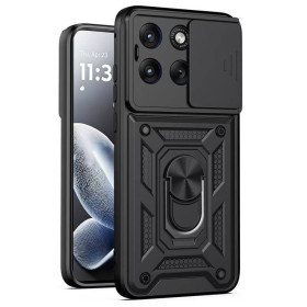 Чохли, бампера Чехлы, бампера ^/--/^ Чохол Fiji Camera Defence для Motorola Edge 70 Fusion бампер із захистом камери та підставкою Black ^_^^^ Чехол Fiji Camera Defence для Motorola Edge 70 Fusion бампер с защитой камеры и подставкой Black - фото фото фото