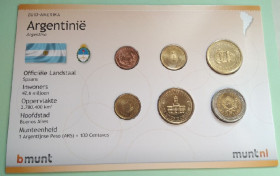 Аргентина Аргентина ^/--/^ Набор 6 монет АРГЕНТИНА пластик блистер запайка набір ^_^^^ Набор 6 монет АРГЕНТИНА пластик блистер запайка набор - фото фото фото
